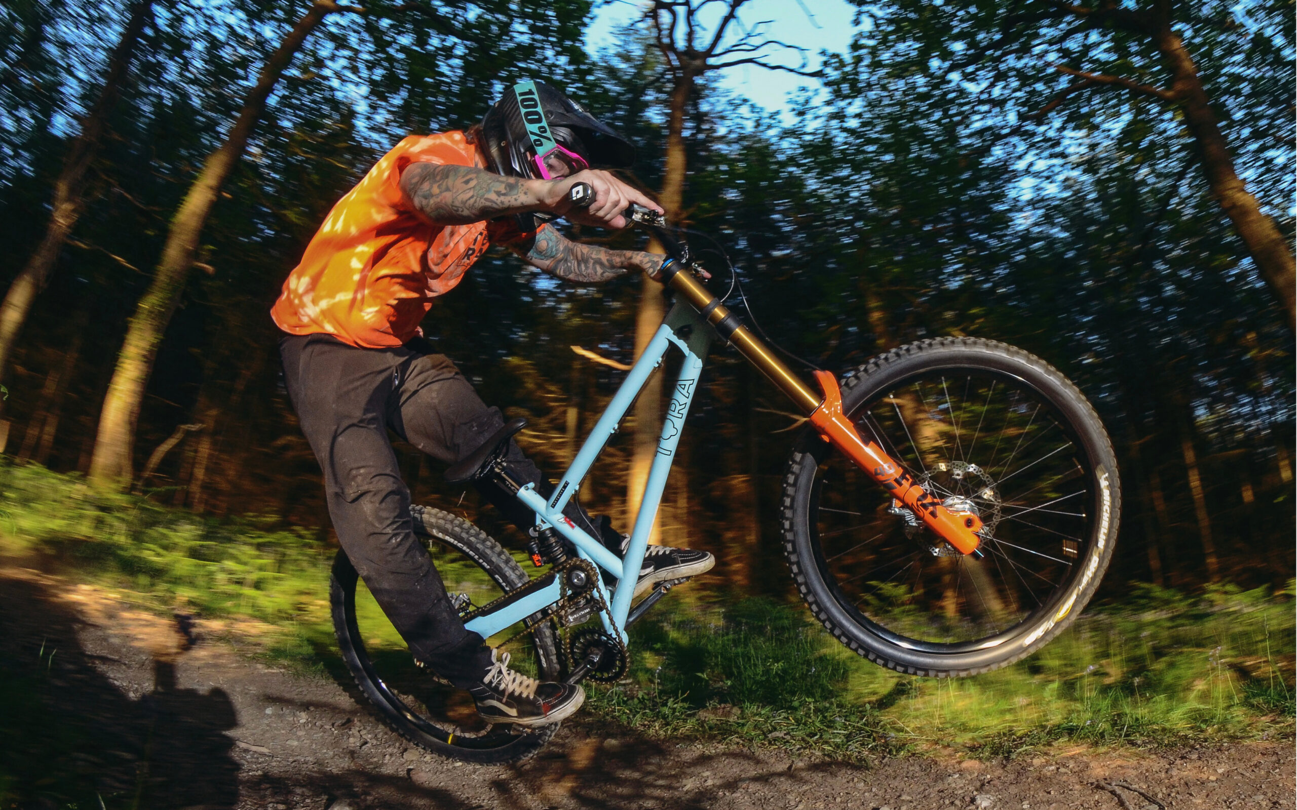 Steel deals downhill bike